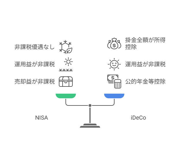 NISAとiDeCoの比較